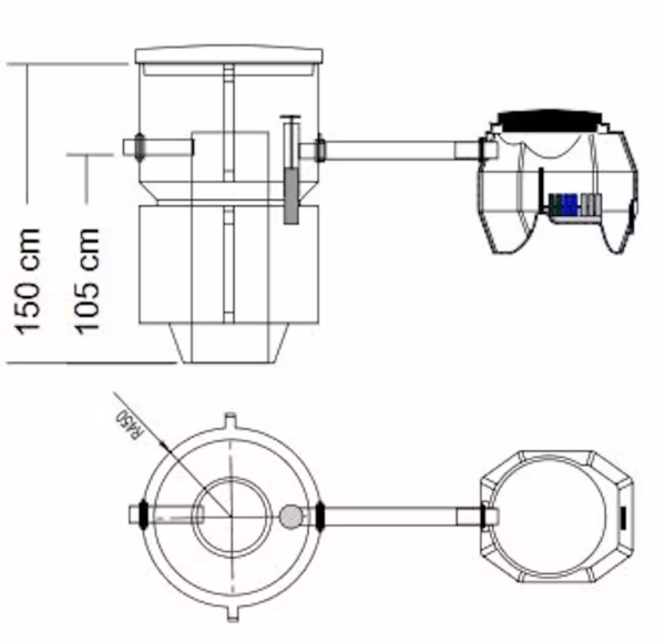 HARMAAVESIJÄRJESTELMÄ RAITA BIOBOX XL / SK 600 L - Image 2