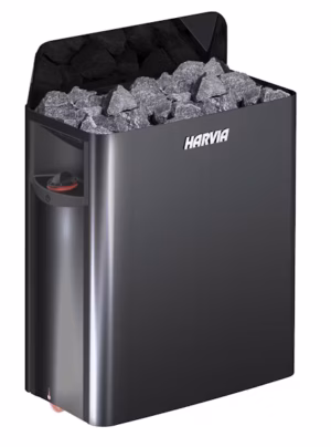 SÄHKÖKIUAS HARVIA THE WALL 6,0 KW BLACK STEEL SW60