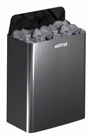 SÄHKÖKIUAS HARVIA THE WALL E 4,5 KW BLACK STEEL SW45E