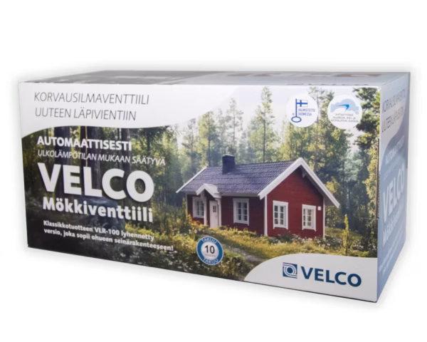 KORVAUSILMAVENTTIILI VELCO MÖKKIVENTTIILI