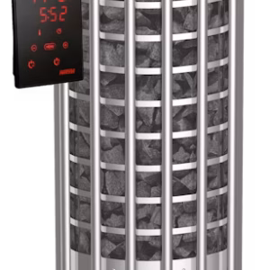 SÄHKÖKIUAS HARVIA GLOW CORNER 6,8 KW STEEL TRC70XE