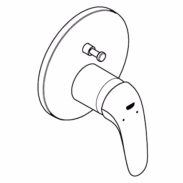 PIILOASENNUSHANA GROHE 24047003 EUROSTYLE 2015 SOLID - Image 2