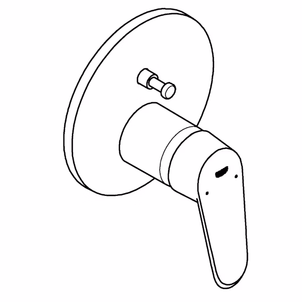 PIILOASENNUSHANA GROHE 24056002 EURODISC COSMOPOLITAN - Image 2