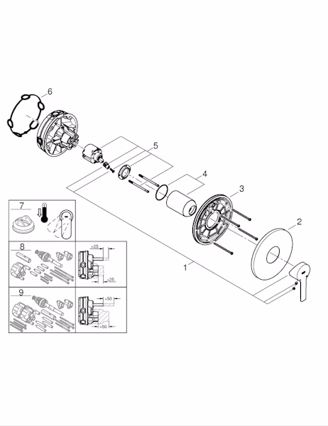 PIILOASENNUSHANA GROHE 24063001 LINEARE NEW - Image 3