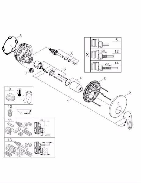 PIILOASENNUSHANA GROHE 24049003 EUROSTYLE 2015 OHM - Image 3