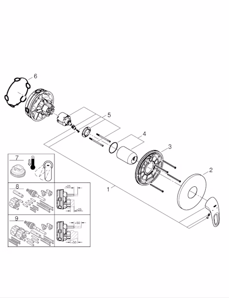 PIILOASENNUSHANA GROHE 24048003 EUROSTYLE 2015 OHM - Image 3