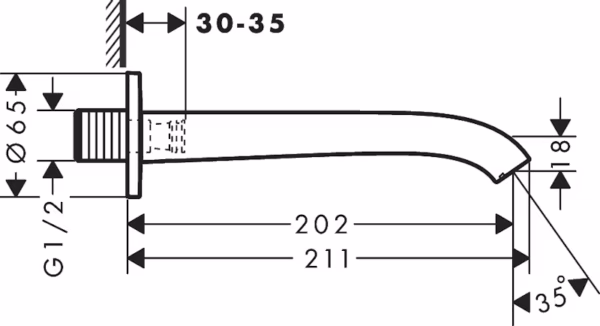 AMMEPUTKI HANSGROHE 75410000 VIVENIS KROMI - Image 3