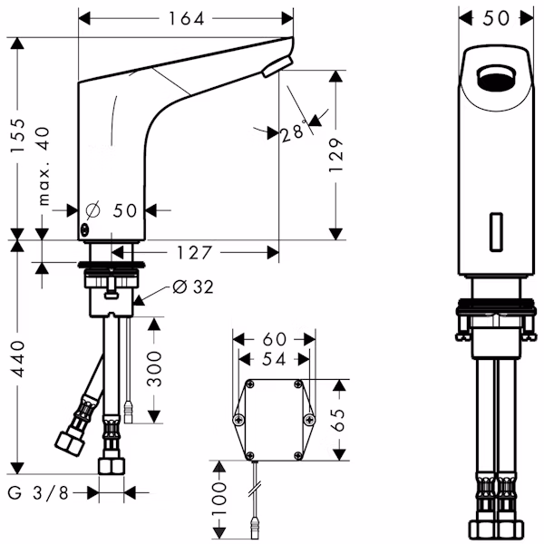 PESUALLASHANA HANSGROHE 31172000 FOCUS ELEKT. 6V - Image 2