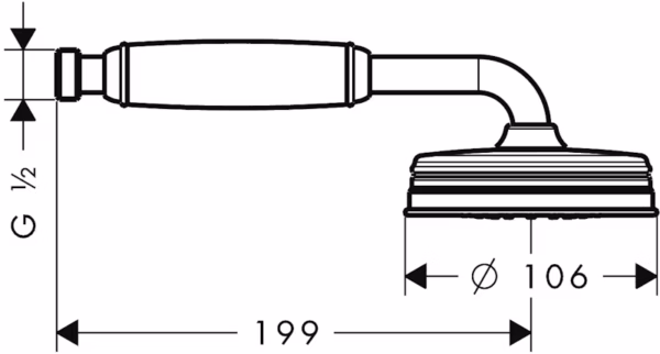 KÄSISUIHKU HANSGROHE 16320820 MONTREUX - Image 2