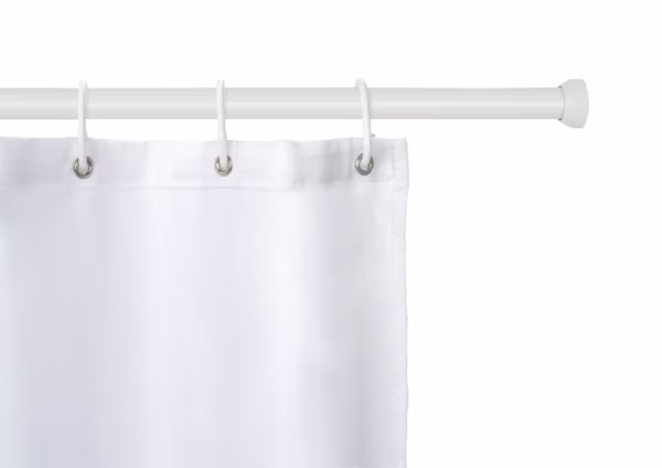 SUIHKUVERHOTANKO WENKO 70-115CM VALKOINEN - Image 4