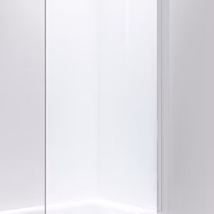 SUIHKUSEINÄ LINC 17 KIRKAS, VALKOINEN, 800X1400