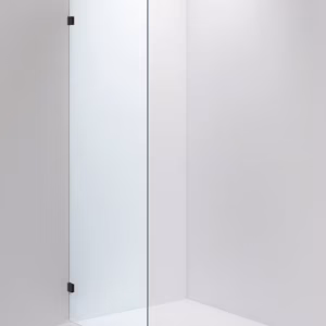 SUIHKUSEINÄ ARC 20 KIRKAS, MUSTA, 800X2000