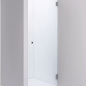 SUIHKUSEINÄ ARC 2 KIRKAS, KROMI, 800X2000