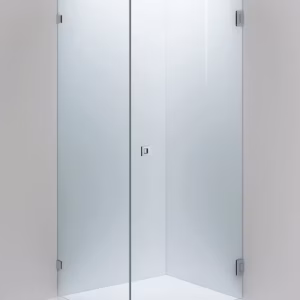 SUIHKUSEINÄ ARC 13 KIRKAS, KROMI, 800X900