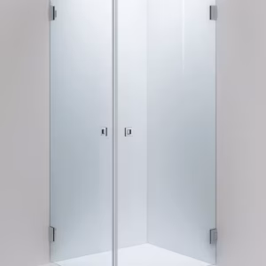 SUIHKUSEINÄ ARC 12 KIRKAS, KROMI, 800X900