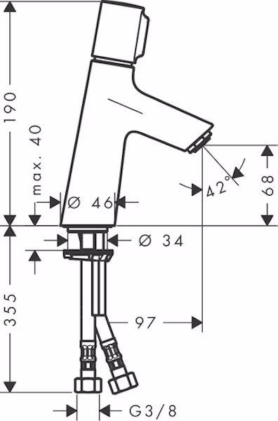 PESUALLASHANA HANSGROHE 72041000 TALIS SELECT S 80 - Image 2