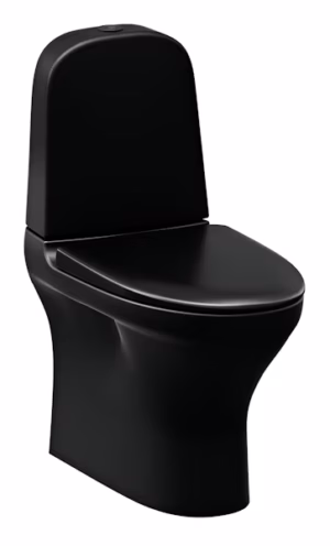 WC-ISTUIN GUSTAVSBERG 8300 ESTETIC MATTA MUSTA SC/QR