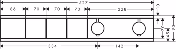 PINTAOSA HANSGROHE 15381670 SUIHKUHANA 3-T MUSTA - Image 2