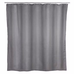 TEKSTIILISUIHKUVERHO WENKO 180X200CM HARMAA POLYESTER