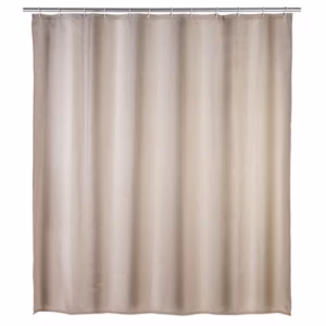 TEKSTIILISUIHKUVERHO WENKO 180X200CM BEIGE POLYESTER