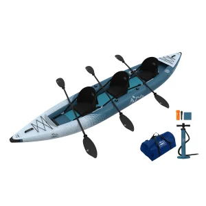 Saimaa Kayaks Adventure 3 (2026) - Ilmatäytteinen & vakaa 3-henkilön kajakki