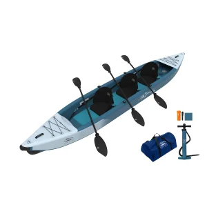 Saimaa Kayaks Expedition 3 (2026)- suuntavakaa & nopea 3-hengen ilmatäytteinen kajakki