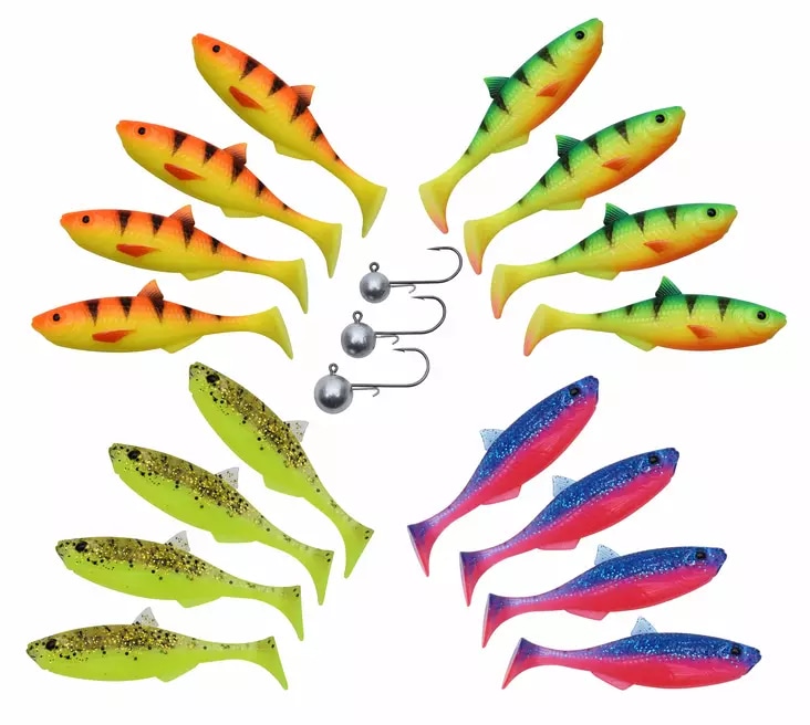 Patriot® Baitfish Jigisarjat 6cm Dark Water Kit 2