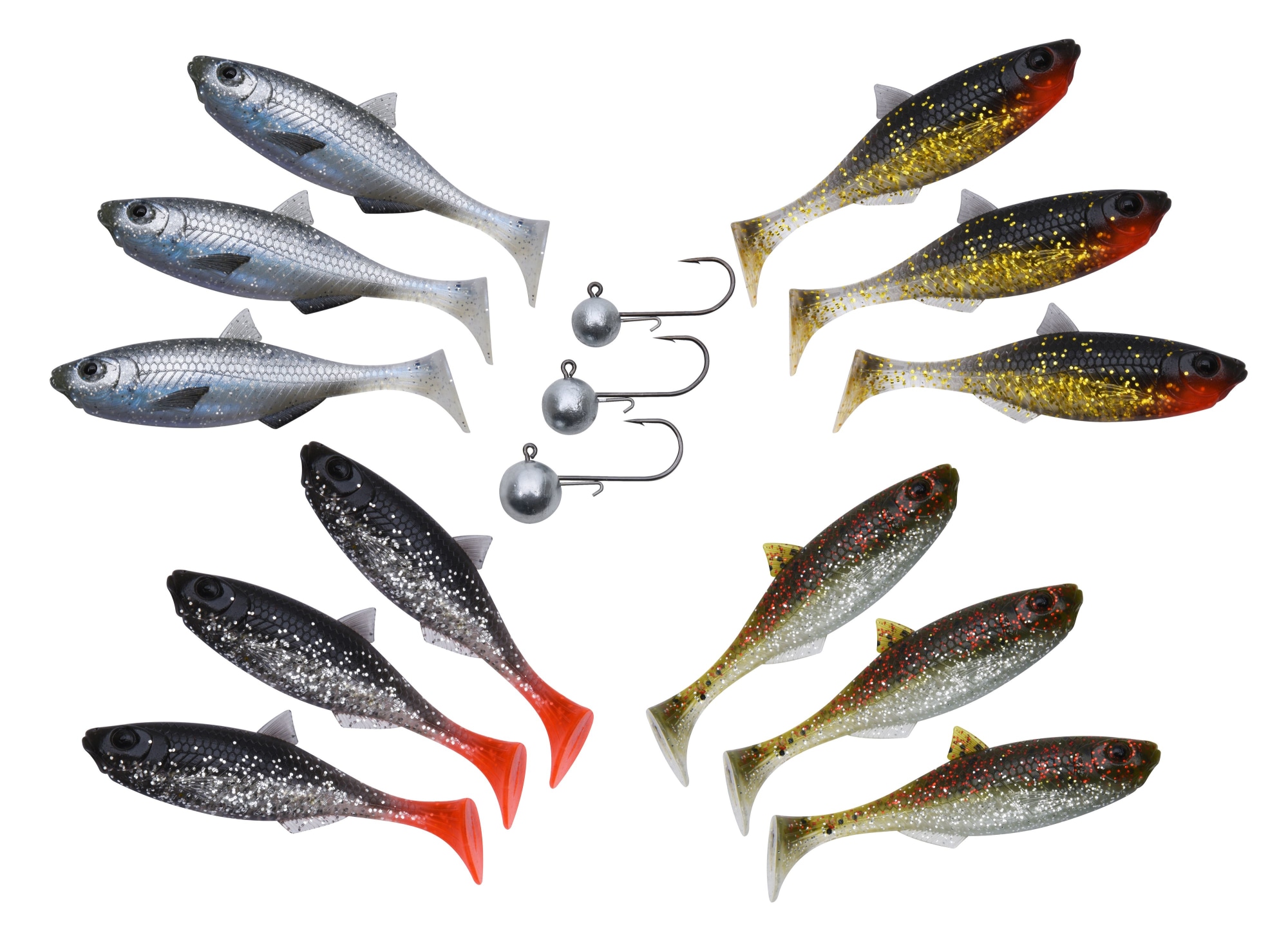 Patriot® Baitfish Jigisarjat 8cm Clear Water Kit 1